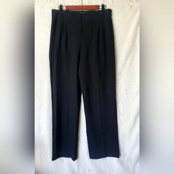 Banana Republic Ultra High Rise Straight Leg Luxe Ponte Pant  Black #515328 $100 - Picture 5 of 8